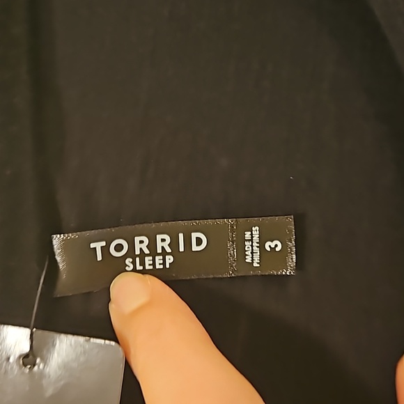 Torrid NWT Black Halloween Sleep Tank Top Size 3 - Picture 6 of 7